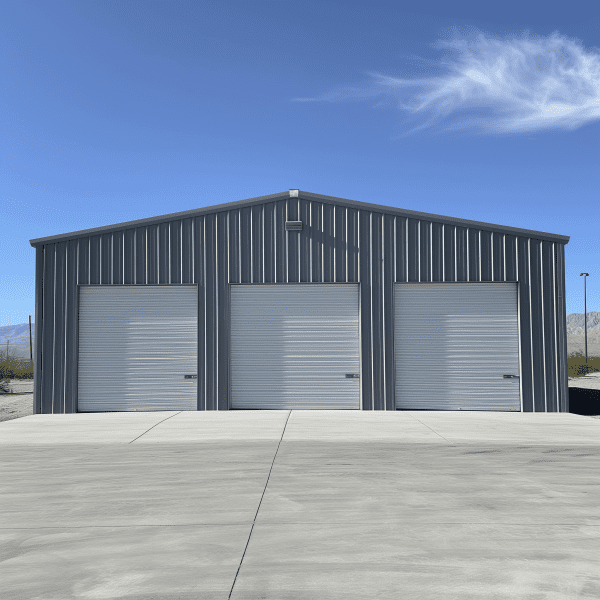 60x100x20 Metal Building Prefab Kit Garage by SteelBuilt Direct