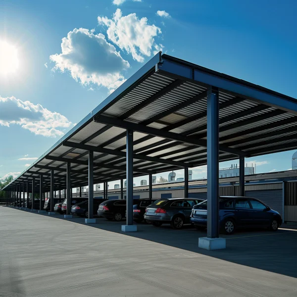 Commercial Parking Lot Carport