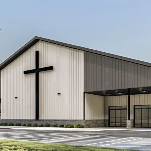 Large Steel Church Building Kit