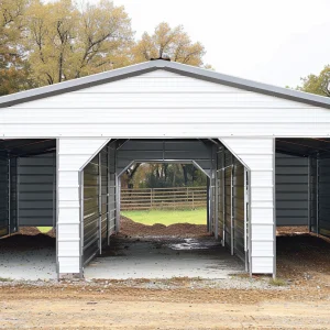 Passthrough Carport with 3 bays