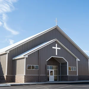 Custom Steel Church Building by Steel Built Direct