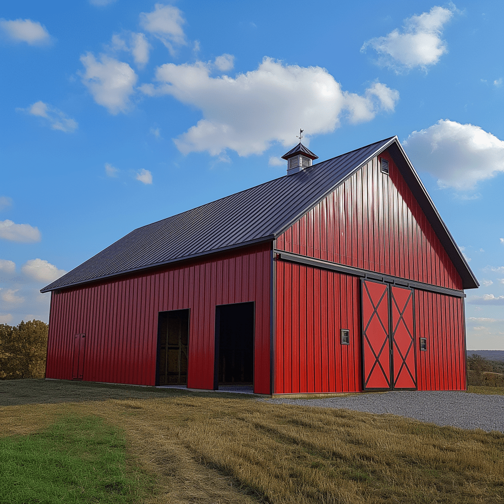 Custom Steel Barn Kit - Any Size - Prefab Metal Building Delivered ...